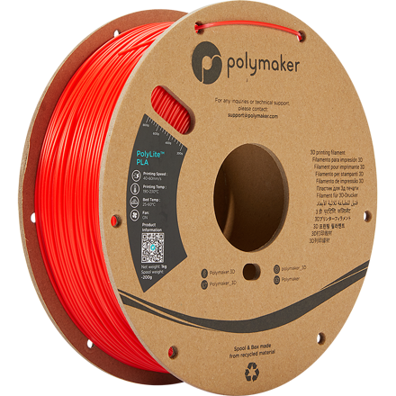Polymaker PolyLite PLA - Red Polymaker PolyLite PLA - Red