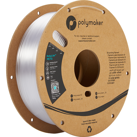Polymaker PolyLite PETG - Transparent Polymaker PolyLite PETG - Transparent