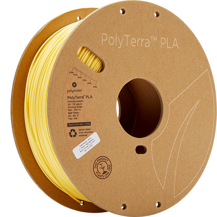 Polymaker PolyTerra PLA - Banana 1 kg Polymaker PolyTerra PLA - Banana 1 kg