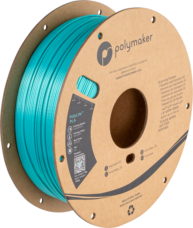 Polymaker PolyLite PLA - Silk Teal