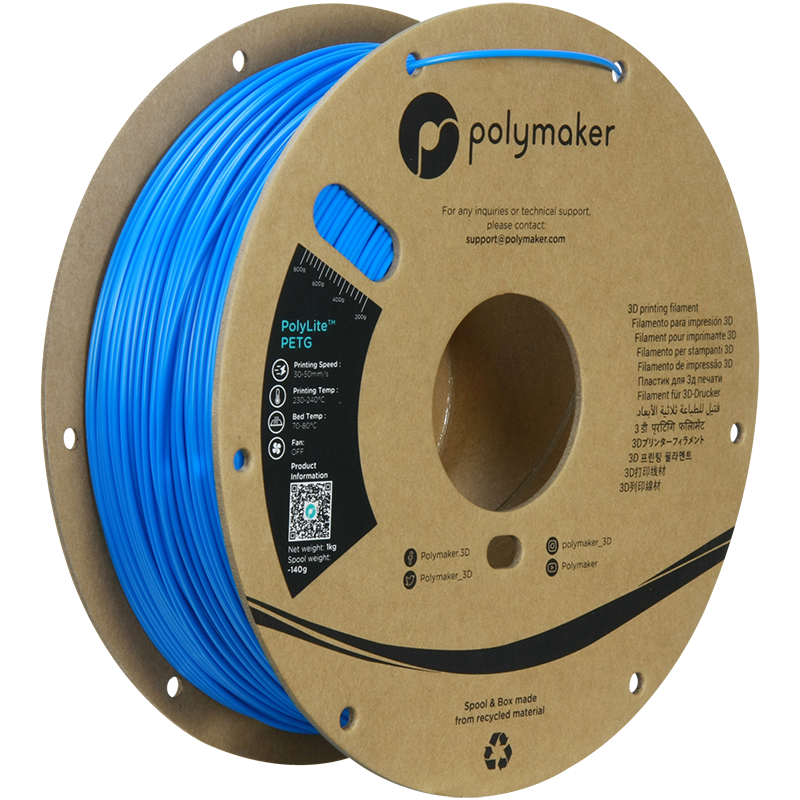 Polymaker PolyLite PETG - Electric Blue