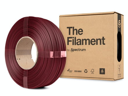 ReFill TheFilament PLA CF ČERVENÁ 1,75 mm 1 kg