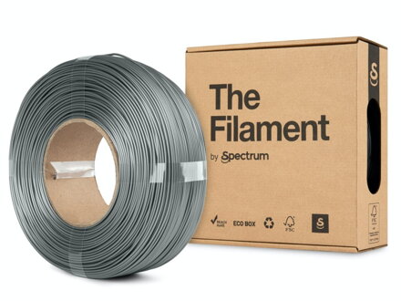 ReFill TheFilament PETG STŘÍBŘITĚ HLINÍKOVÁ 1,75 mm 1 kg