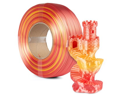 ReFill SPECTRUM PLA SILK RAINBOW FIRE RED 1,75 mm 1 kg