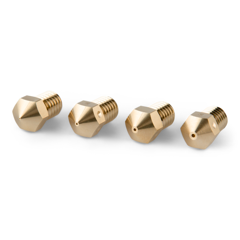RepRap M6 Brass Nozzle 3mm - 0,4 mm - 4 pcs RepRap M6 Brass Nozzle 3mm - 0,4 mm - 4 pcs