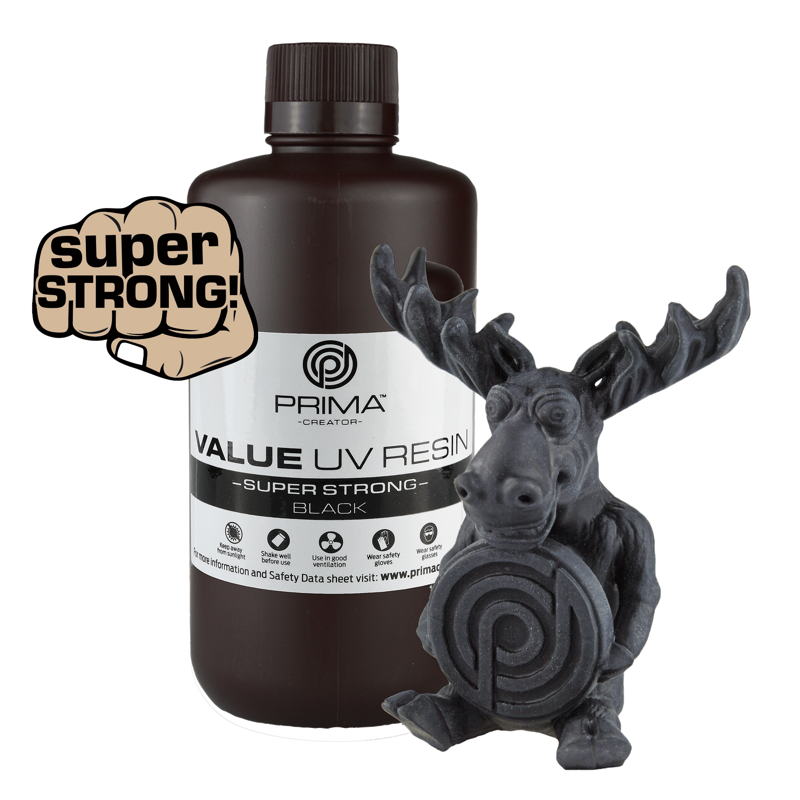 PrimaCreator Super Strong UV Resin - 1000 ml - Black PrimaCreator Super Strong UV Resin - 1000 ml - Black