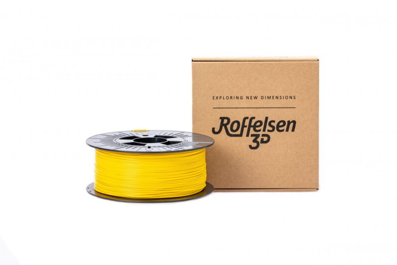 Filament Roffelsen3D PETG ŽLUTÁ 1,75 mm 1 kg