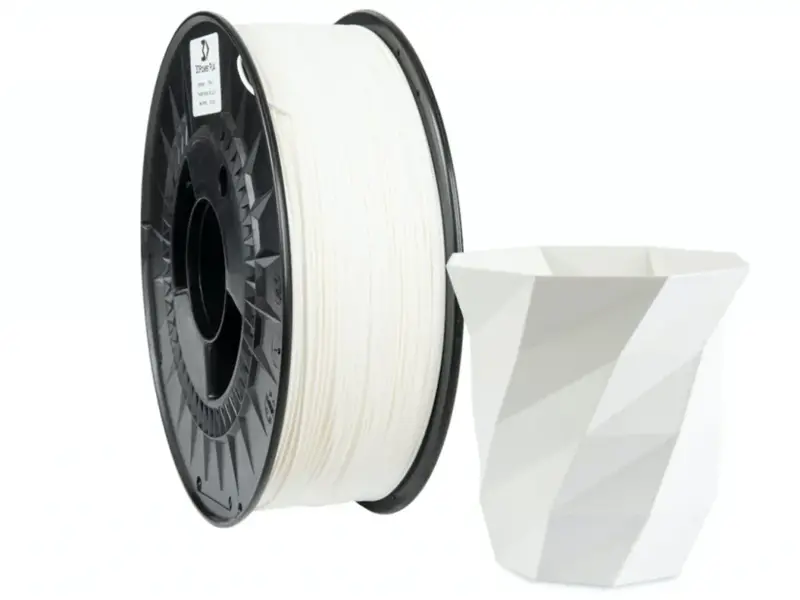 Filament 3D POWER PLA MATTE BÍLÁ 1,75 mm 1 kg.