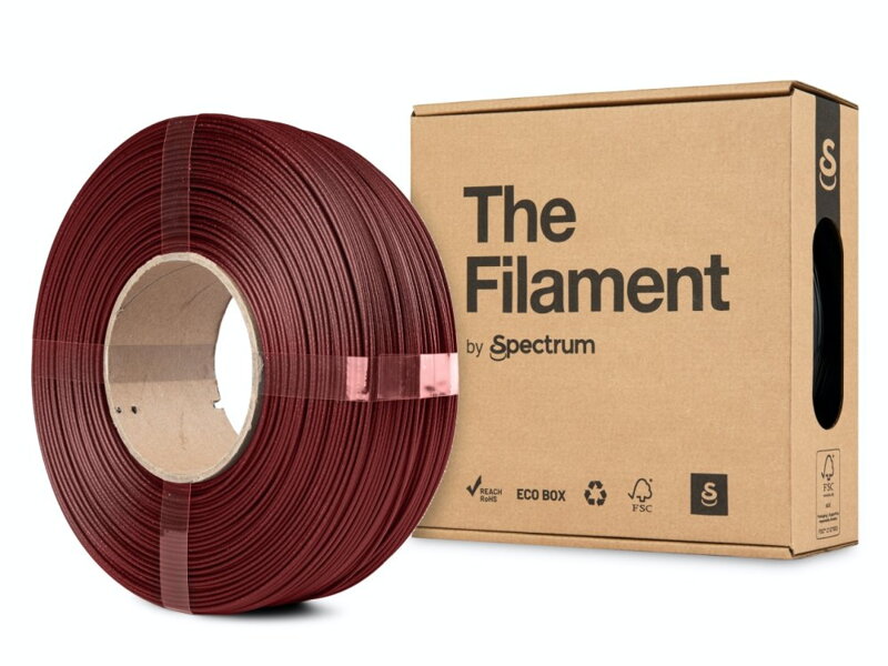 ReFill TheFilament PETG CF ČERVENÁ 1,75 mm 1 kg